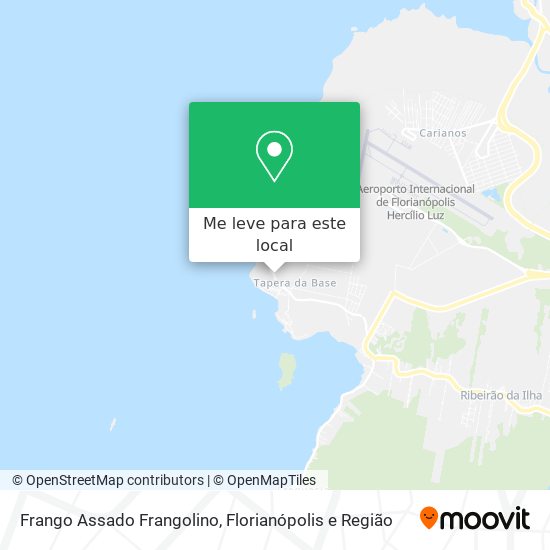 Frango Assado Frangolino mapa