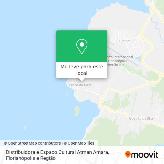 Distribuidora e Espaco Cultural Atman Amara mapa