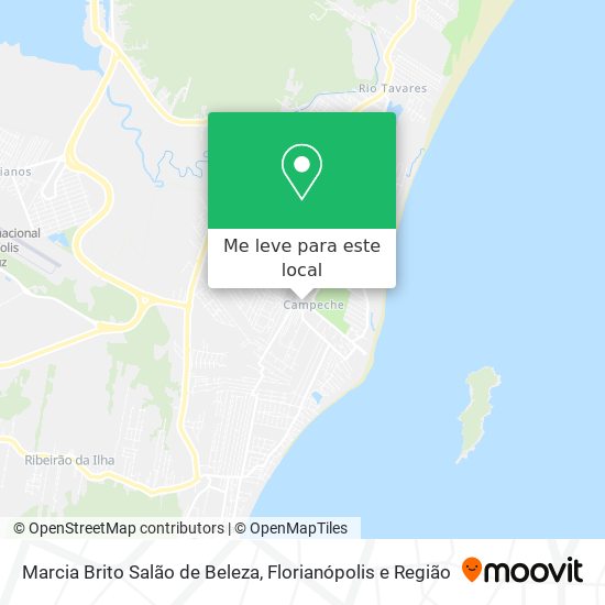 Marcia Brito Salão de Beleza mapa
