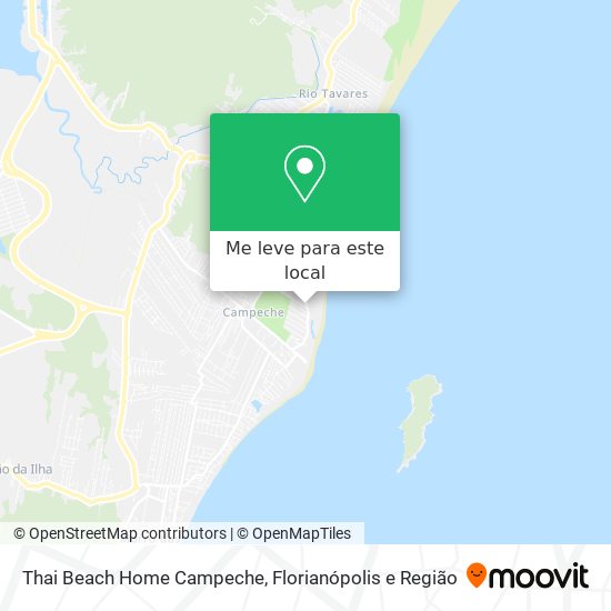 Thai Beach Home Campeche mapa