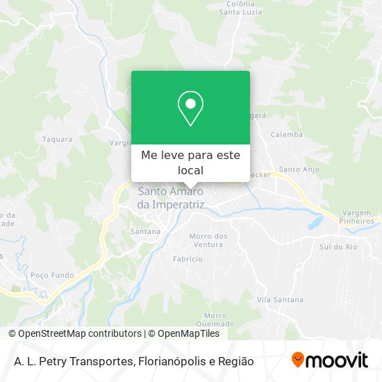 A. L. Petry Transportes mapa