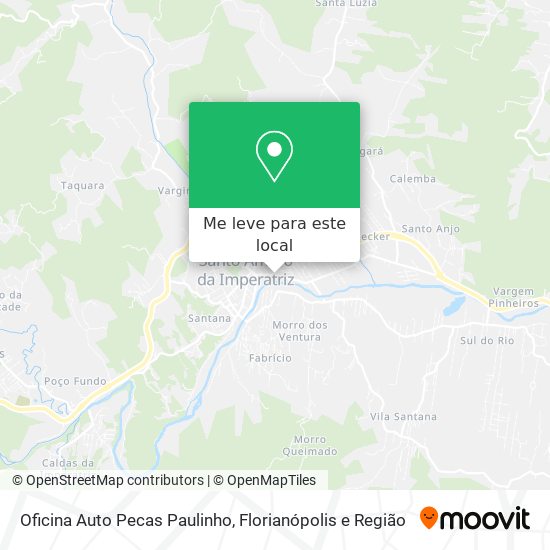 Oficina Auto Pecas Paulinho mapa
