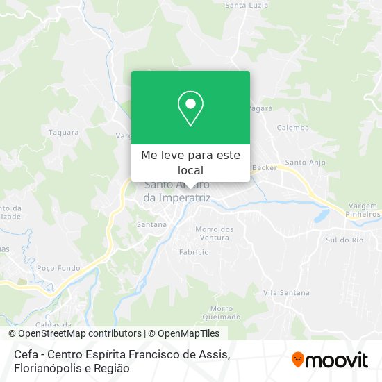 Cefa - Centro Espírita Francisco de Assis mapa