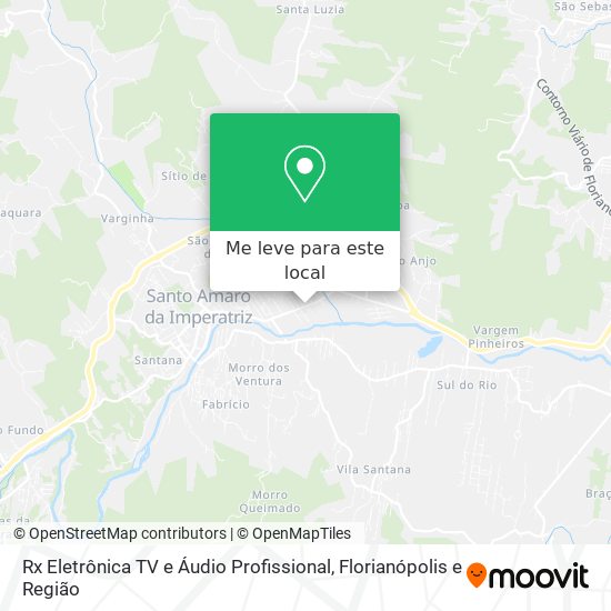 Rx Eletrônica TV e Áudio Profissional mapa