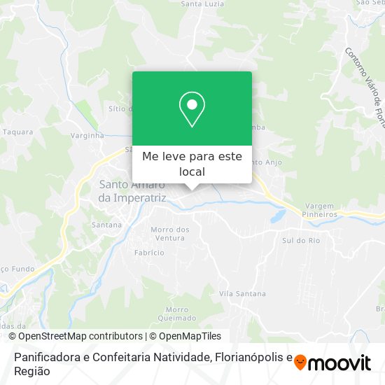 Panificadora e Confeitaria Natividade mapa