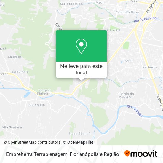 Empreiterra Terraplenagem mapa