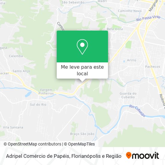 Adripel Comércio de Papéis mapa