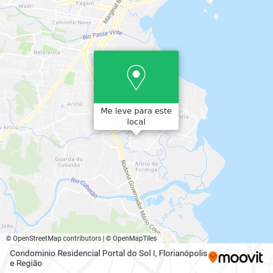 Condominio Residencial Portal do Sol I mapa