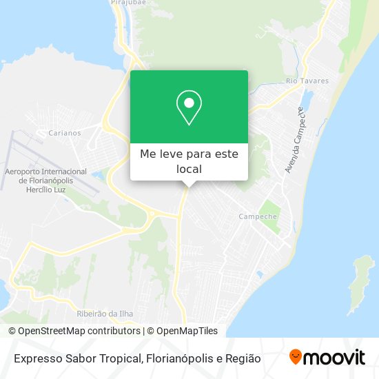 Expresso Sabor Tropical mapa