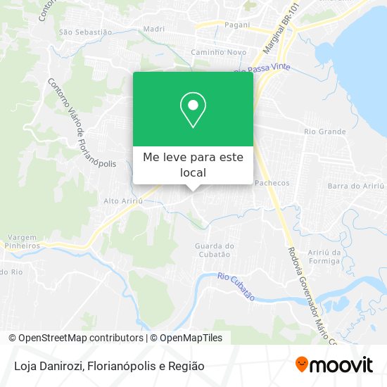 Loja Danirozi mapa