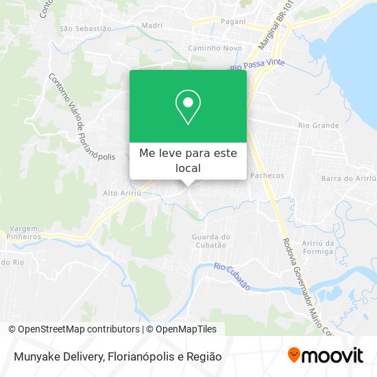 Munyake Delivery mapa