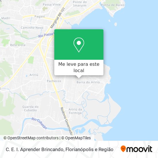 C. E. I. Aprender Brincando mapa