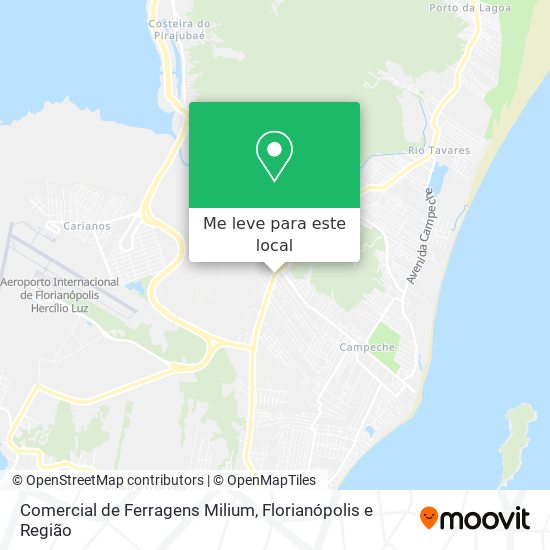 Comercial de Ferragens Milium mapa