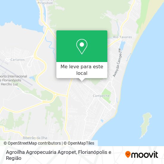 Agroilha Agropecuária Agropet mapa