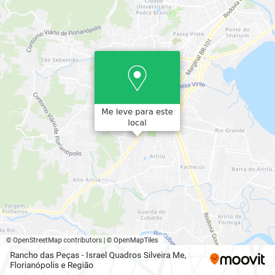 Rancho das Peças - Israel Quadros Silveira Me mapa