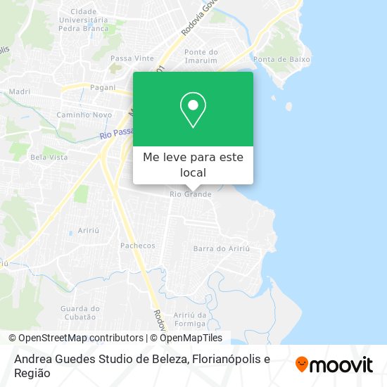 Andrea Guedes Studio de Beleza mapa