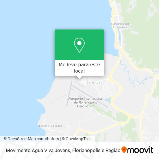 Movimento Água Viva Jovens mapa