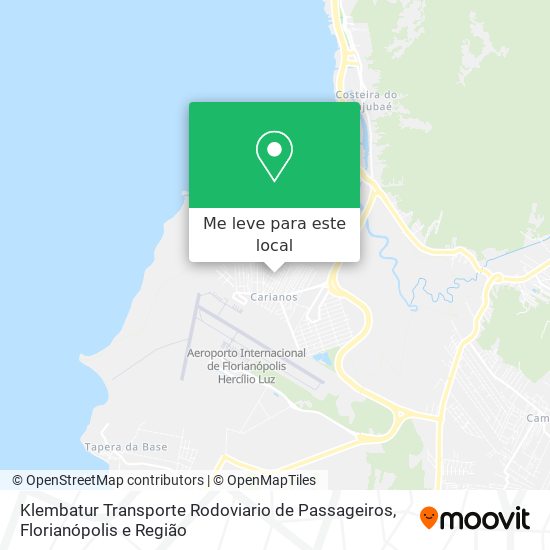 Klembatur Transporte Rodoviario de Passageiros mapa
