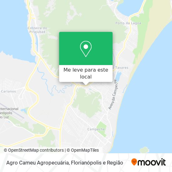 Agro Cameu Agropecuária mapa