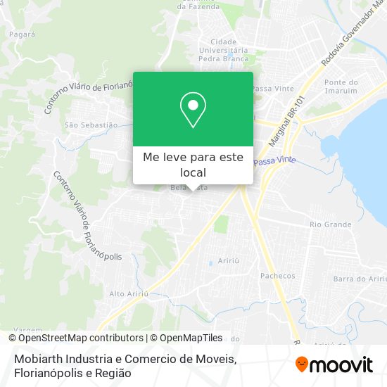 Mobiarth Industria e Comercio de Moveis mapa