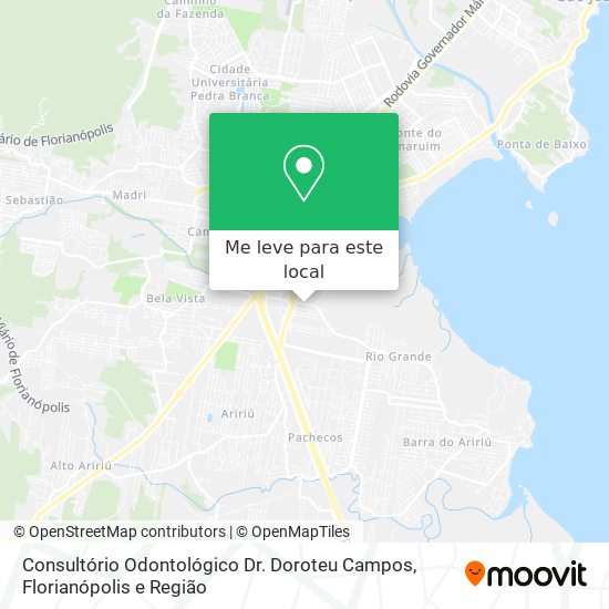 Consultório Odontológico Dr. Doroteu Campos mapa