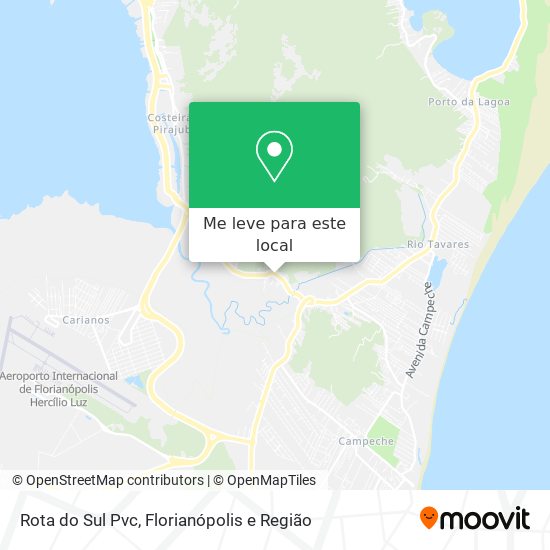 Rota do Sul Pvc mapa