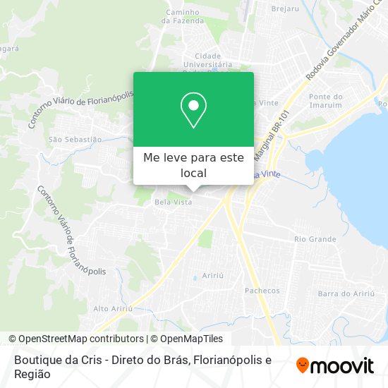 Boutique da Cris - Direto do Brás mapa