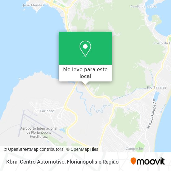 Kbral Centro Automotivo mapa