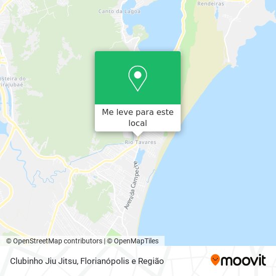 Clubinho Jiu Jitsu mapa