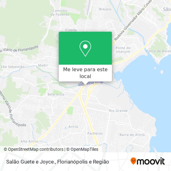 Salão Guete e Joyce. mapa