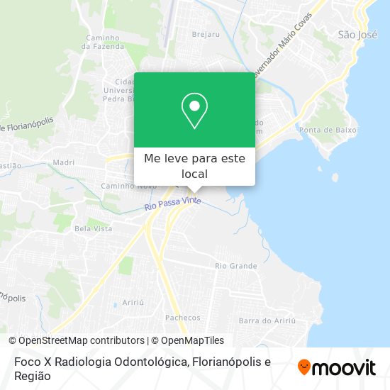 Foco X Radiologia Odontológica mapa