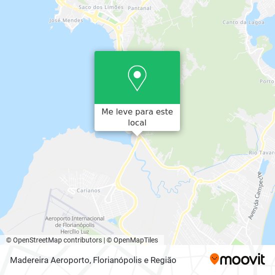 Madereira Aeroporto mapa