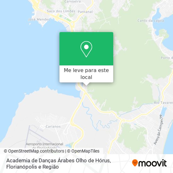 Academia de Danças Árabes Olho de Hórus mapa