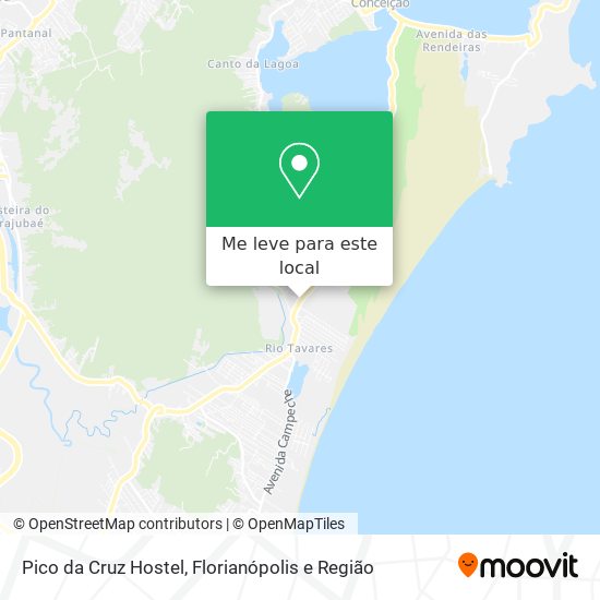 Pico da Cruz Hostel mapa