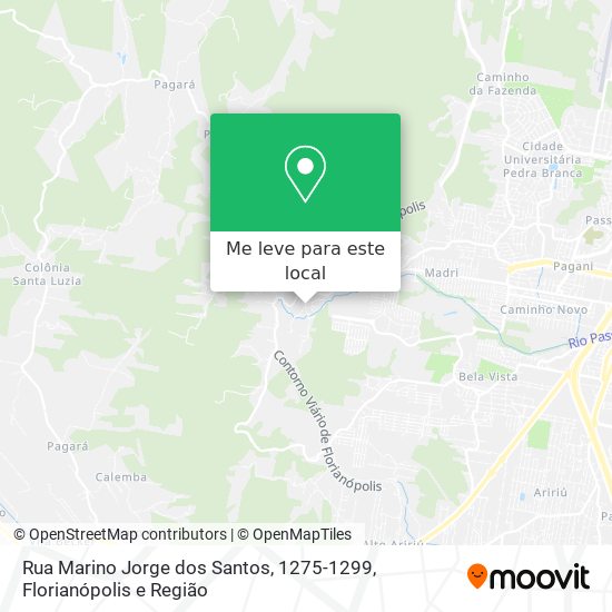 Rua Marino Jorge dos Santos, 1275-1299 mapa