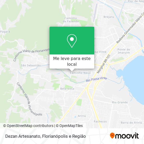 Dezan Artesanato mapa