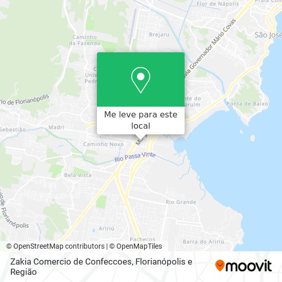 Zakia Comercio de Confeccoes mapa