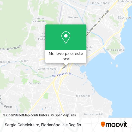 Sergio Cabeleireiro mapa