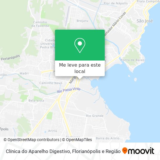 Clínica do Aparelho Digestivo mapa