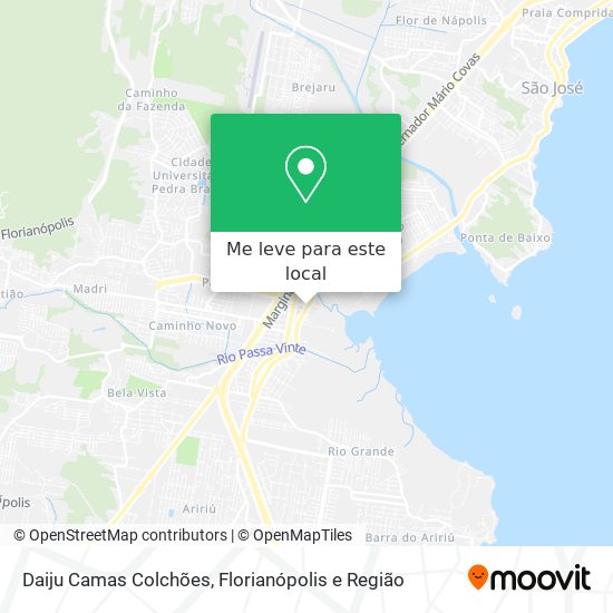 Daiju Camas Colchões mapa