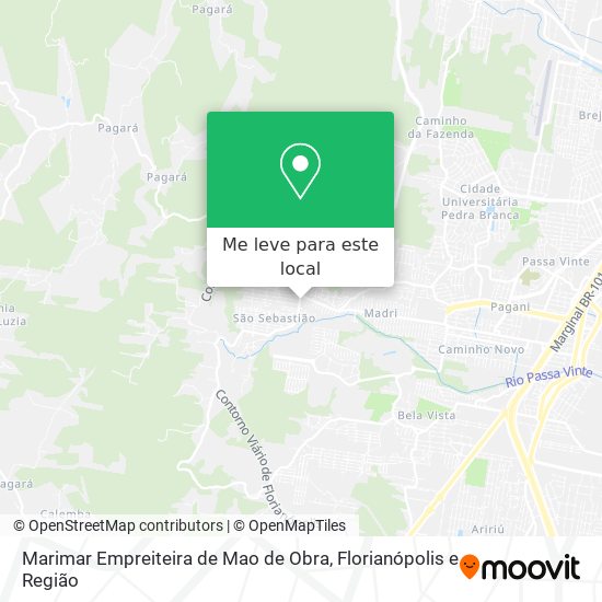 Marimar Empreiteira de Mao de Obra mapa