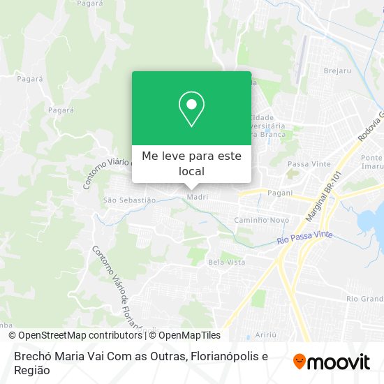 Brechó Maria Vai Com as Outras mapa