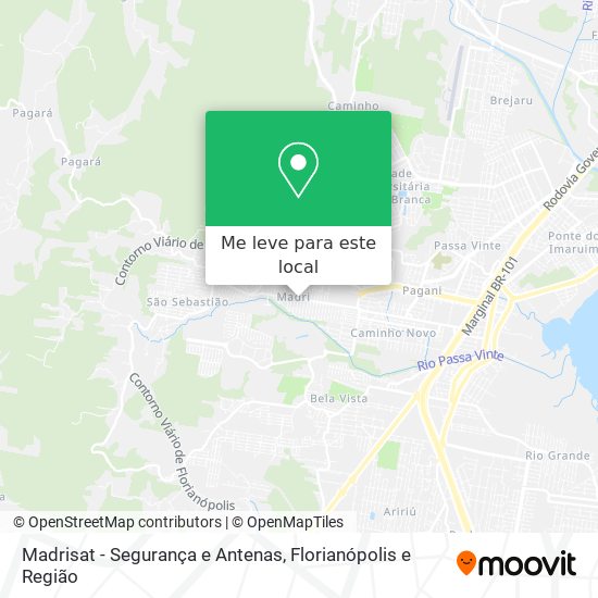 Madrisat - Segurança e Antenas mapa