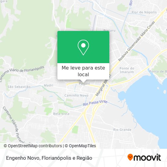Engenho Novo mapa