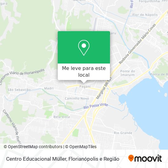 Centro Educacional Müller mapa