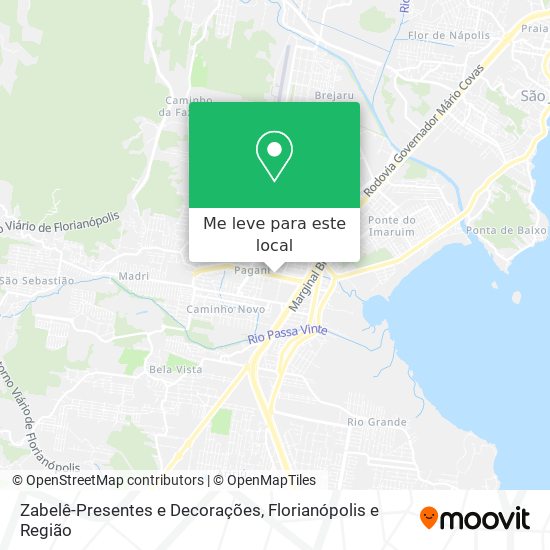 Zabelê-Presentes e Decorações mapa