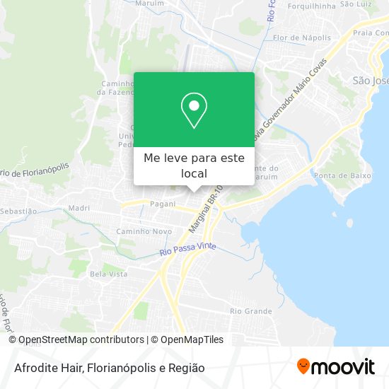 Afrodite Hair mapa