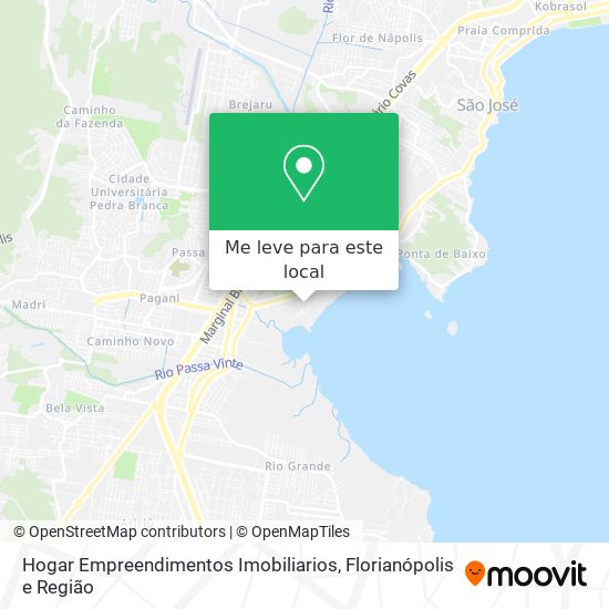 Hogar Empreendimentos Imobiliarios mapa