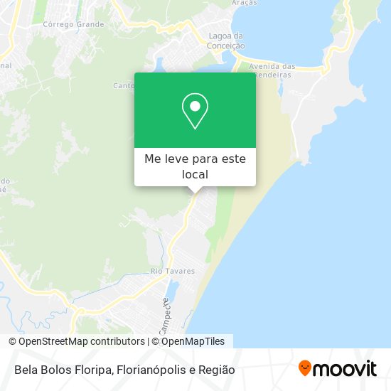 Bela Bolos Floripa mapa