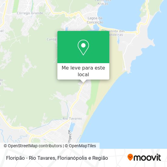 Floripão - Rio Tavares mapa